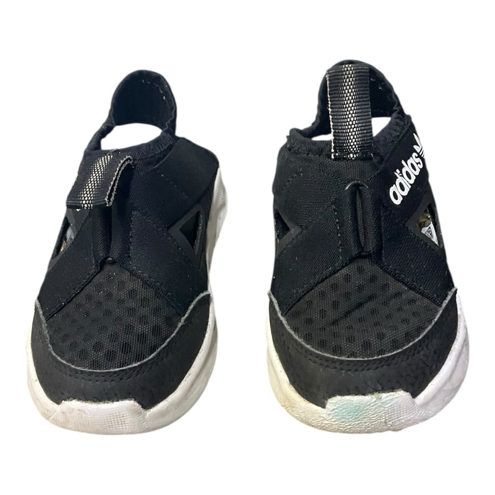 🖤 Adidas Toddler Shoes Size 7.5K | Black Slip-On‎ 🖤 - Picture 2 of 6